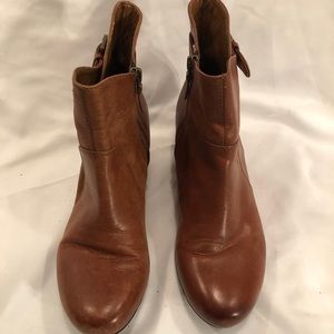 Brown Franco Sarto Ankle Booties